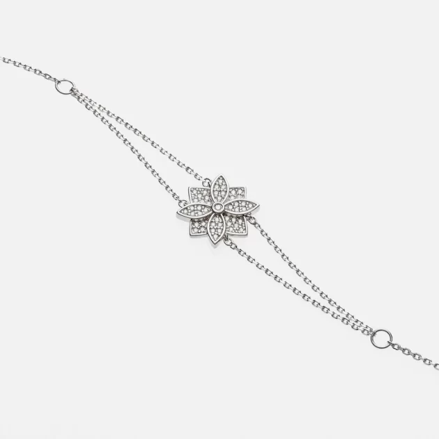 Million Silver Bracelet With Diamonds